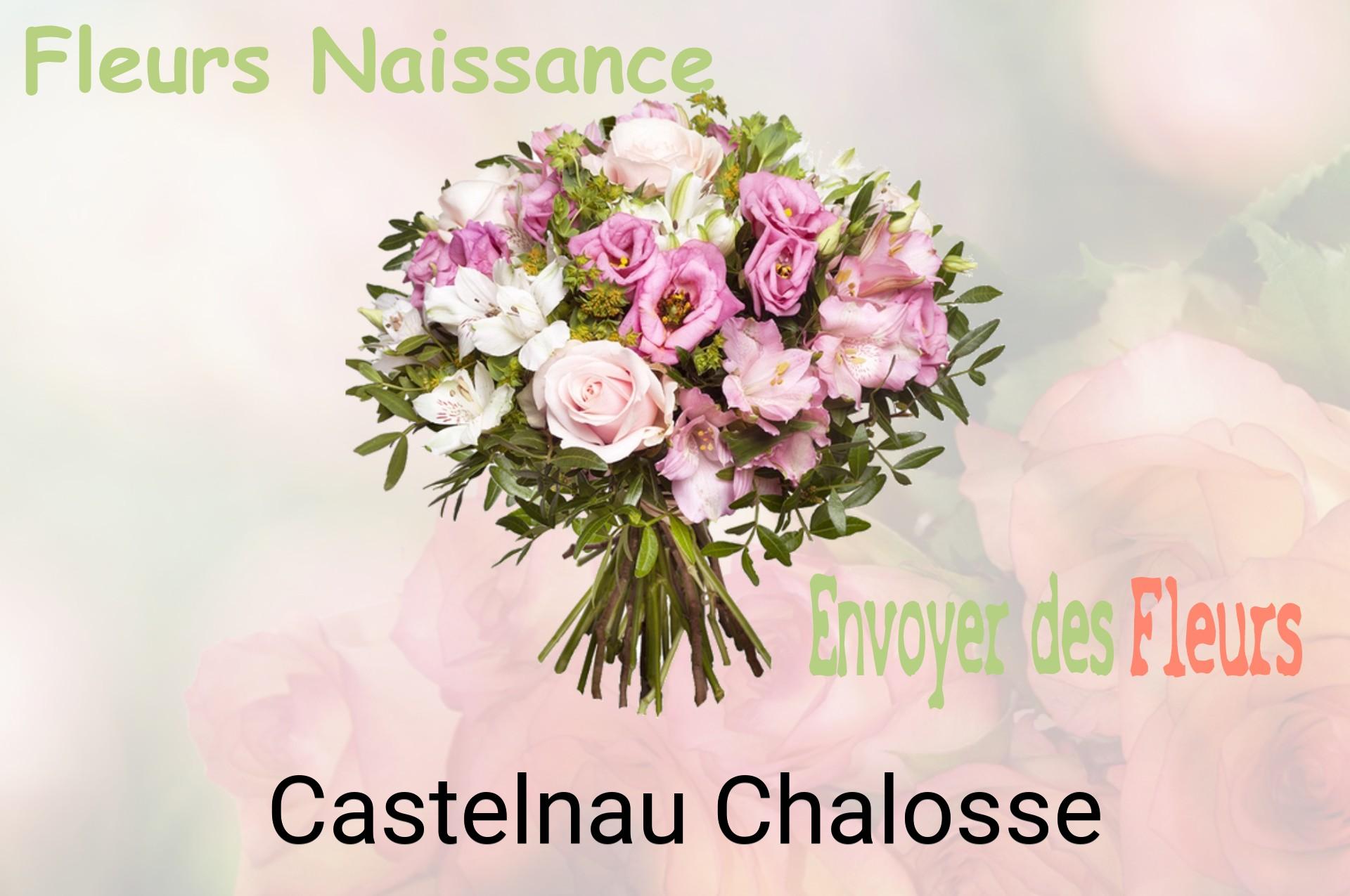 Bouquet de fleurs de naissance livré à Castelnau-Chalosse